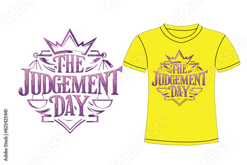 The judgement day t shirt design