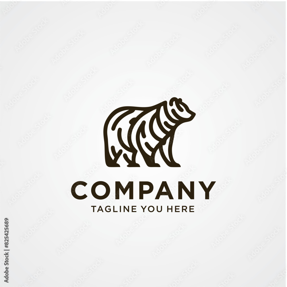 bear logo vector design graphic illustration bear logo vector design graphic illustration