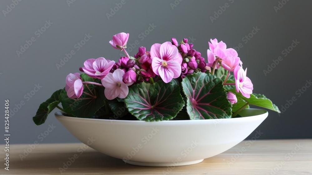 Pink African Violet Flower Arrangement Pink African Violet Flower Arrangement