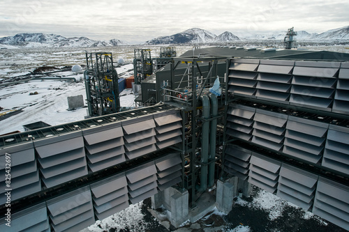 Direct Air Carbon capture and sequestration technology photo