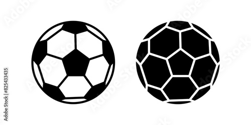 Soccer Ball icon set. for mobile concept and web design. vector illustration