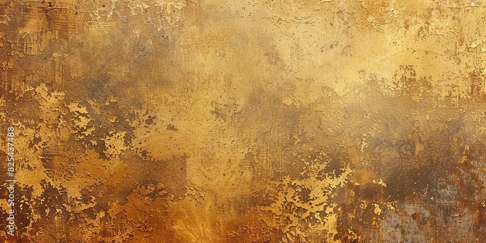 texture of old gold paint, plaster on the wall. abstract background texture of old gold paint, plaster on the wall. abstract background