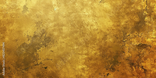 texture of old gold paint, plaster on the wall. abstract background