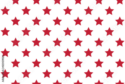 Seamless vector isolated pattern abstract red stars like grid on white Perfect print children's fabrics Bed linen Wrapping paper Typography design Tablecloths Scrapbooking Cardmaking Baby USA color