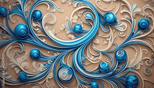 abstract background with ornament
