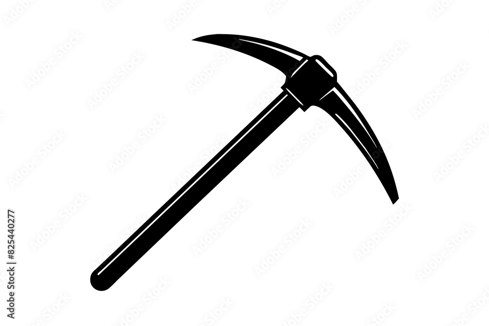 pickaxe vector silhouette illustration pickaxe vector silhouette illustration
