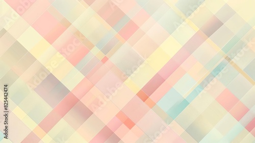 elegant geometric pattern with soft pastel colors abstract minimalist background design