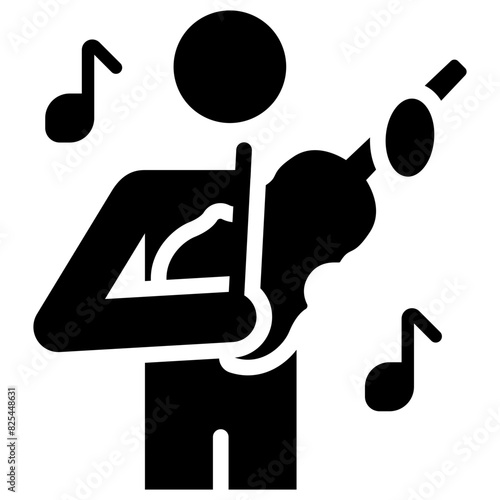 violin solid icon