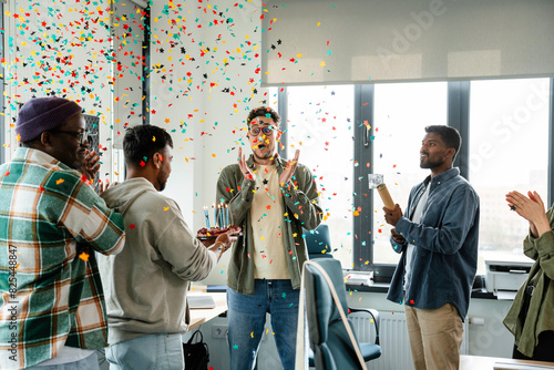 A party at the office.