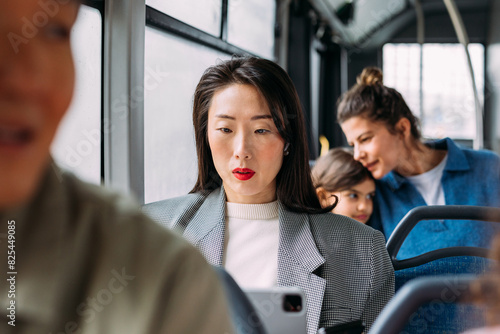 Asian commuter photo