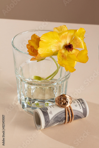 Flower and wealth photo