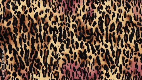 Fototapeta Naklejka Na Ścianę i Meble -  
Leopard skin texture, animal background, modern print