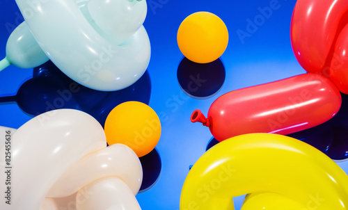 Balloons and colours photo