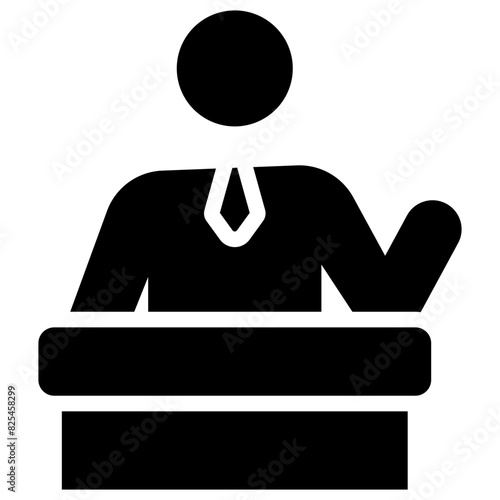 speech solid icon