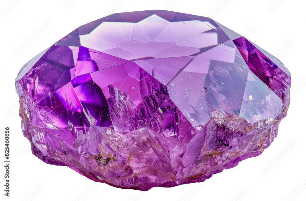 Purple amethyst crystal, cut out - stock png. Purple amethyst crystal, cut out - stock png.