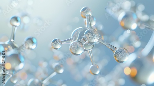 3D biochemical molecular structure