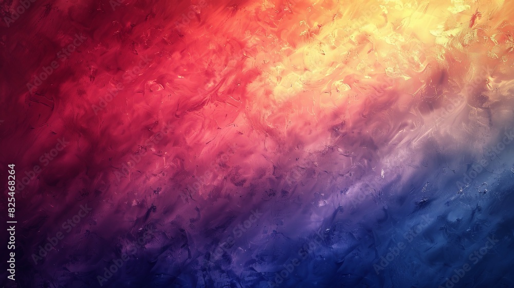 Rainbow Colored Background With Water Droplets