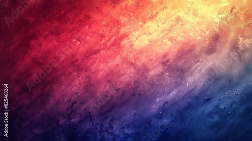 Rainbow Colored Background With Water Droplets
