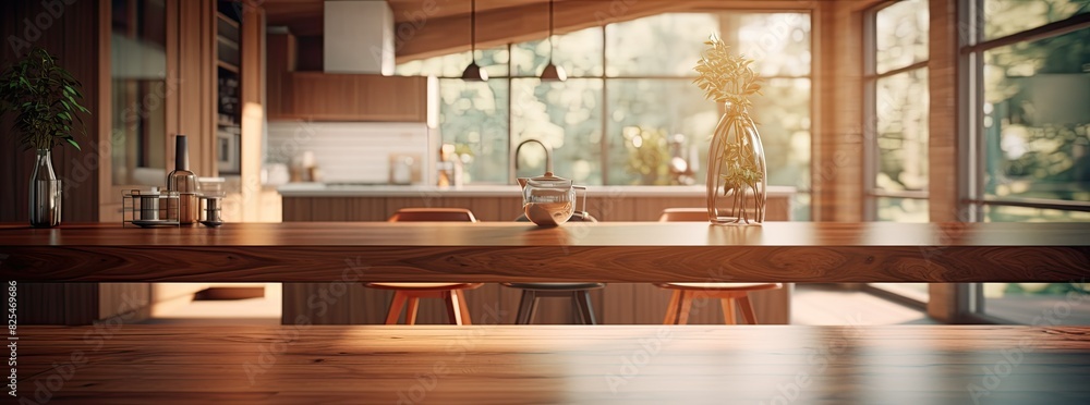 custom made wallpaper toronto digitalinterior of the house's dining room with views of greenery