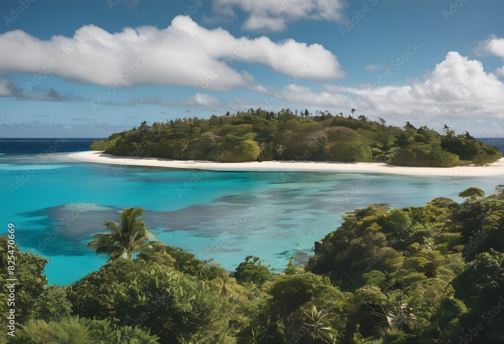 Obraz premium A view of the Island Of Tonga