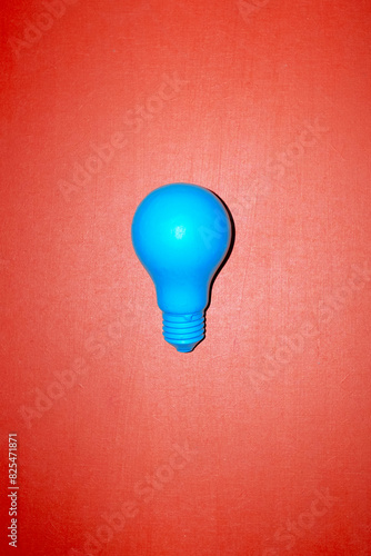 Conceptual photo of light bulb representing new idea, ideation, eureka