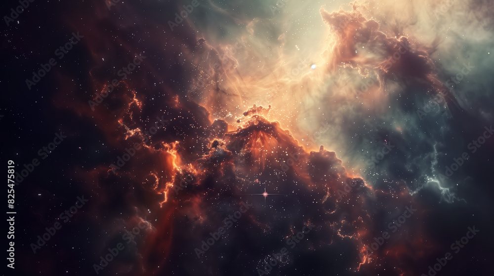 Fototapeta premium Vast Space Filled With Stars