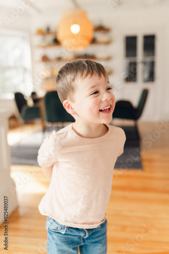 portrait of happy little boy 