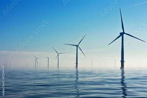 Sleek Wind Turbines Shaping Our Sustainable Future