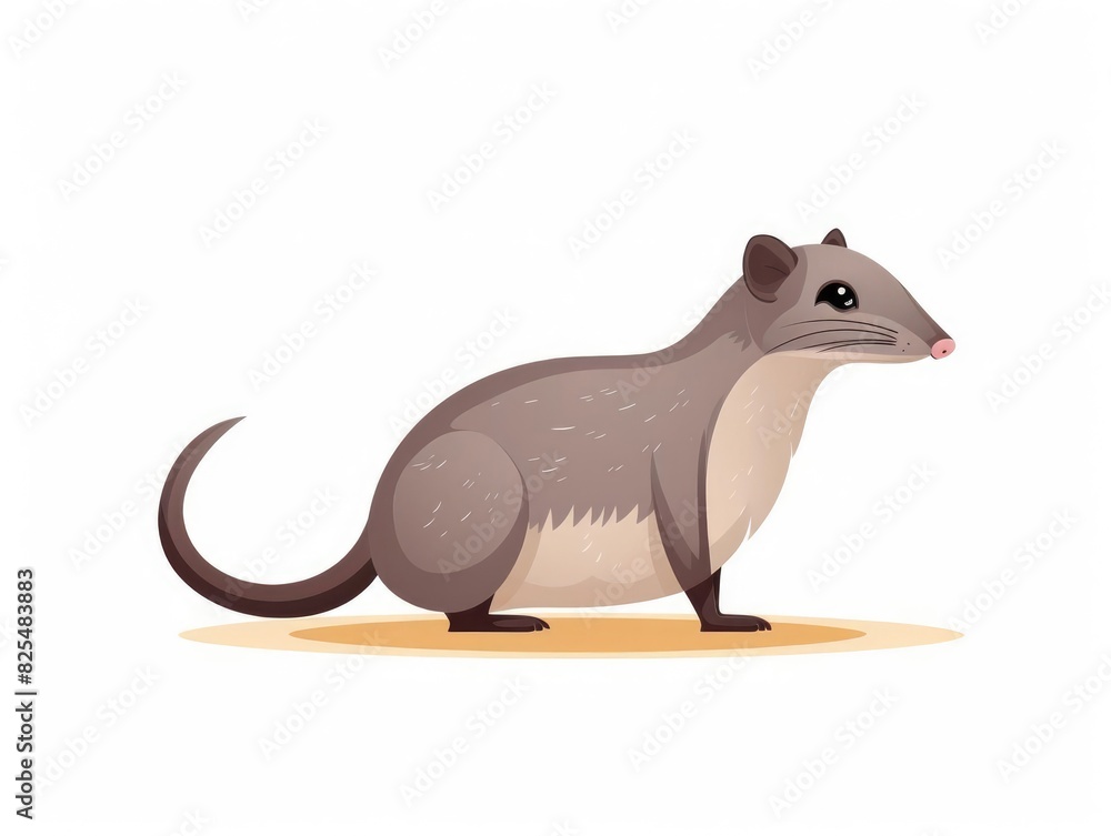 Obraz premium Shrew illustration isolated on white background