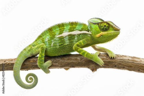 Chameleon on leafy foliage