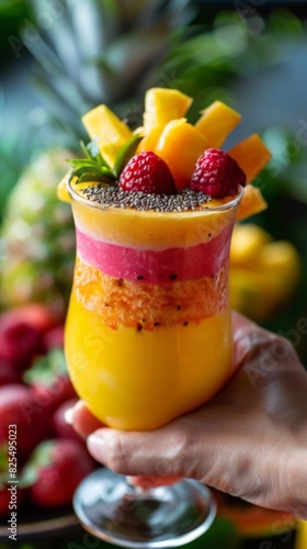 Person Holding Cup Filled With Fruit