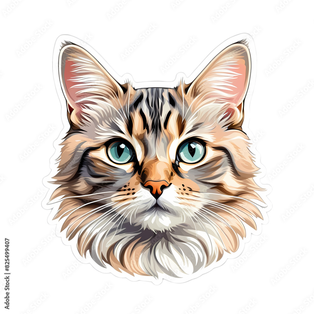 portrait of a white cute cat portrait of a white cute cat