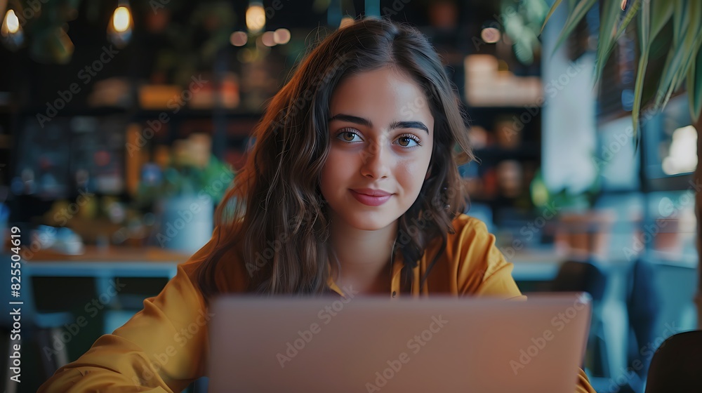 A poised female manager standing in front of a whiteboard, holding a laptop and looking at the camera confidently.
A poised female manager standing in front of a whiteboard, holding a laptop and looking at the camera confidently.