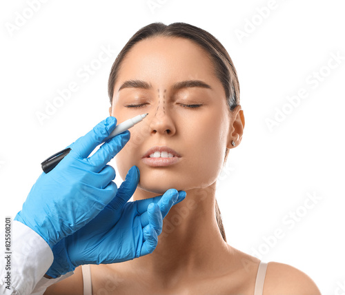 Doctor in protective gloves...