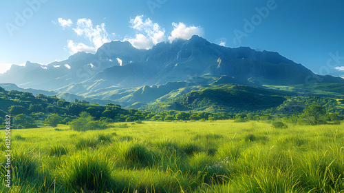 landscape in the summer