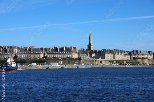 The city of St Malo in Brittany in France, Europe