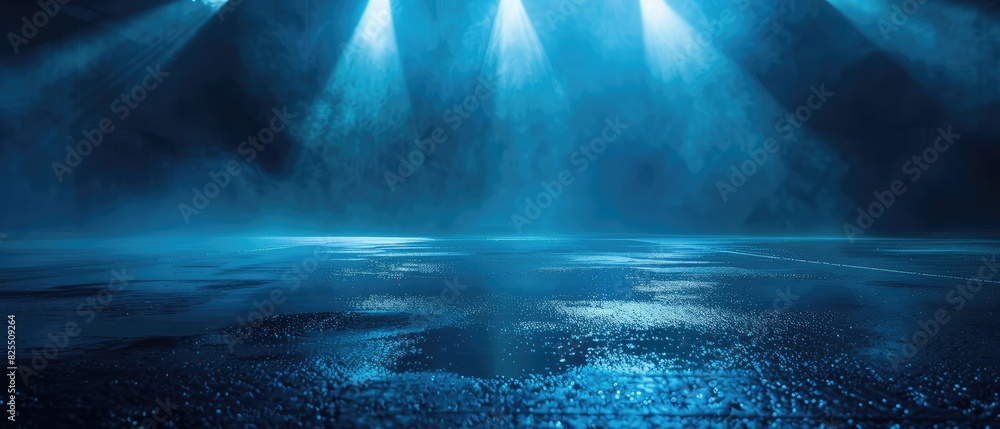 custom made wallpaper toronto digitalAbstract Glowing Blue Background Bright Light in Dark Space design concept header web cover poster banner presentation template