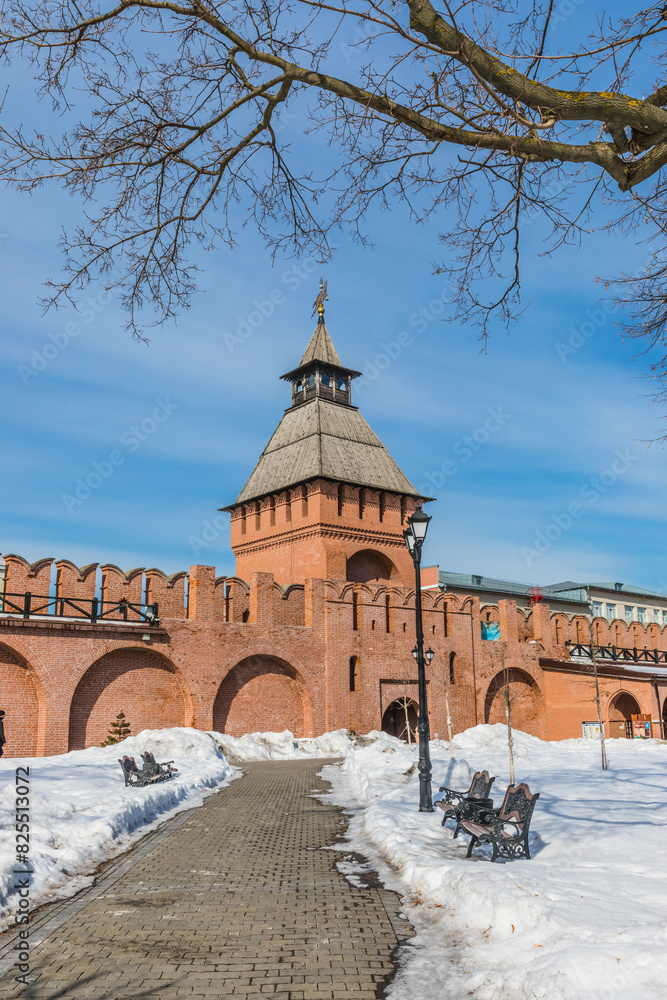 Obraz premium The Tula Kremlin is a monument of defense architecture, Russia