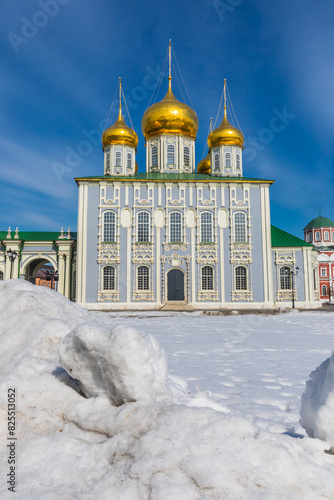Assumption Cathedral in the Tula Kremlin, a monument of defense architecture. Tula, Russia
