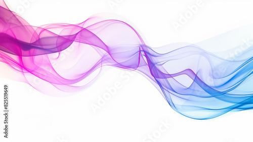 Abstract smoke gradient color wave digital wave.