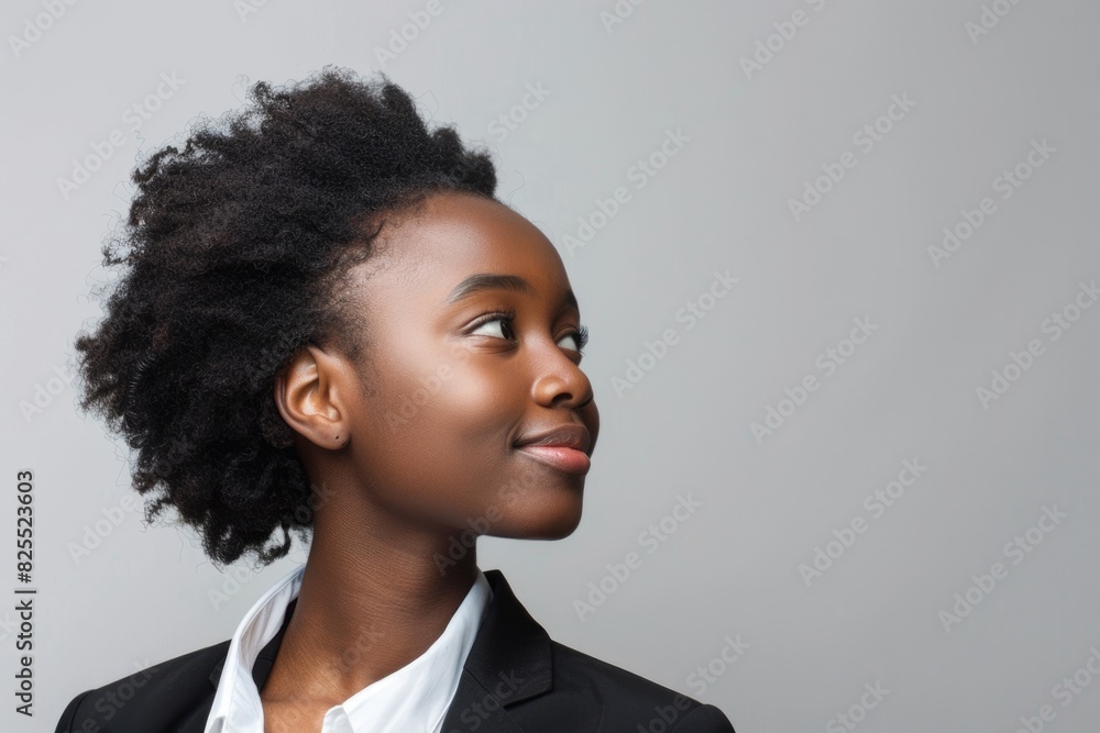 Inspired Woman: Portrait of Young African American Business Professional, Successful and Happy Inspired Woman: Portrait of Young African American Business Professional, Successful and Happy