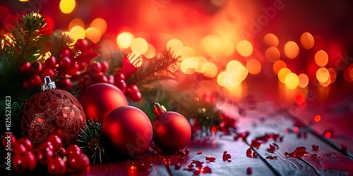 Captura la esencia festiva de la Navidad y Año Nuevo de forma encantadora. Concept Holiday Cheer, Festive Moments, Enchanting Celebrations, Merry Memories photo