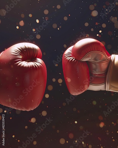 red boxing gloves photo