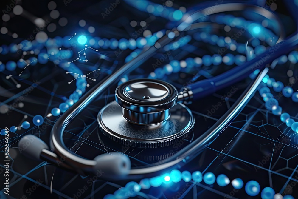 A stethoscope reveals life's rhythm An X-ray unveils hidden tales DNA strands whisper secrets A stethoscope reveals life's rhythm An X-ray unveils hidden tales DNA strands whisper secrets