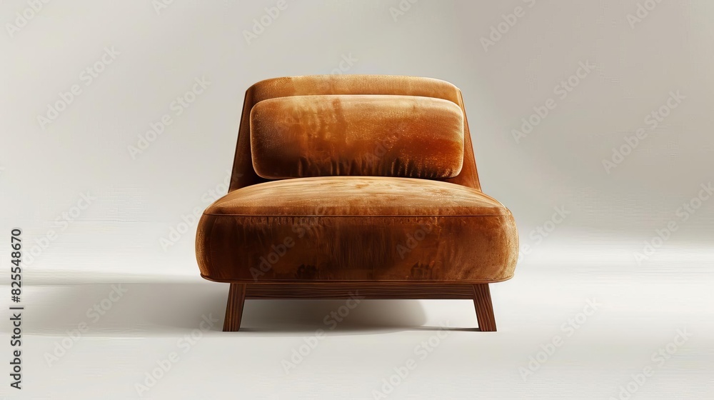 stylish and comfortable armless accent chair with inviting plush seating modern furniture product photography stylish and comfortable armless accent chair with inviting plush seating modern furniture product photography