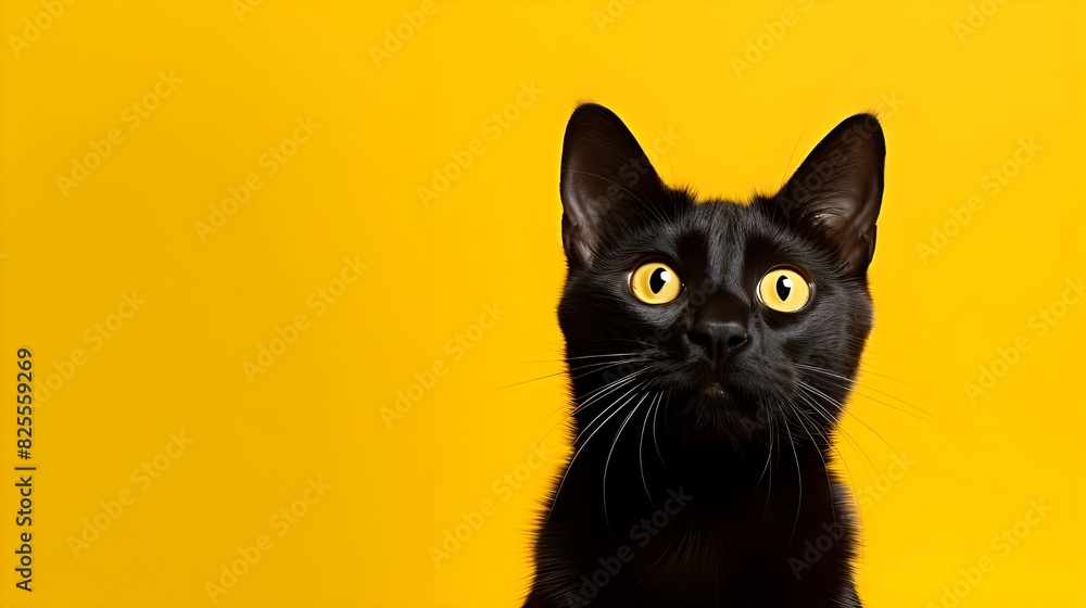 black cat with yellow eyes black cat with yellow eyes