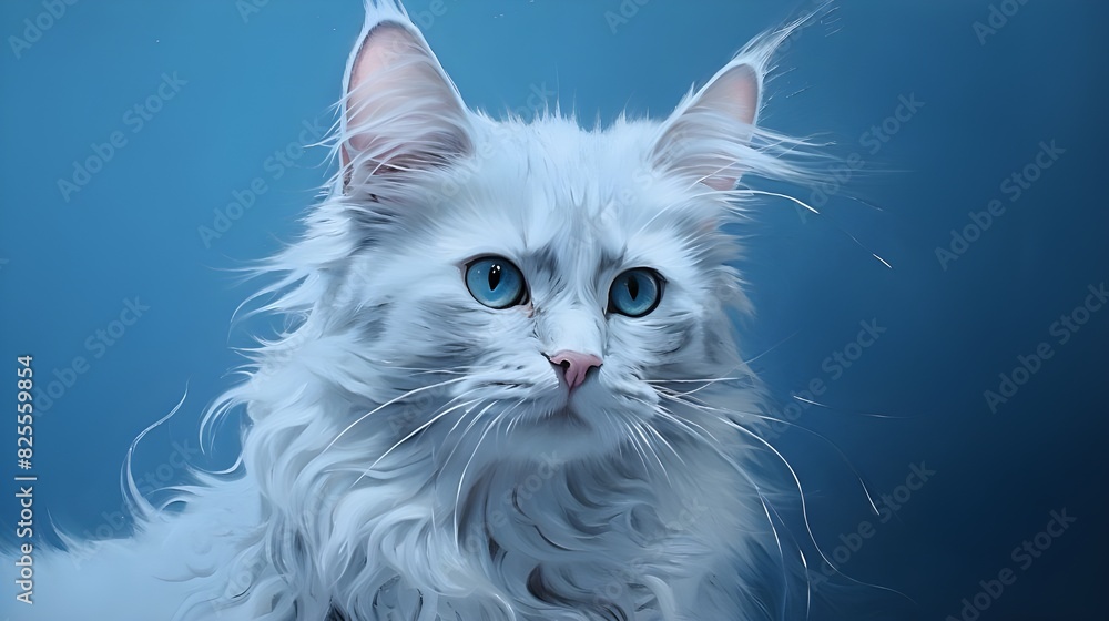 white persian cat white persian cat