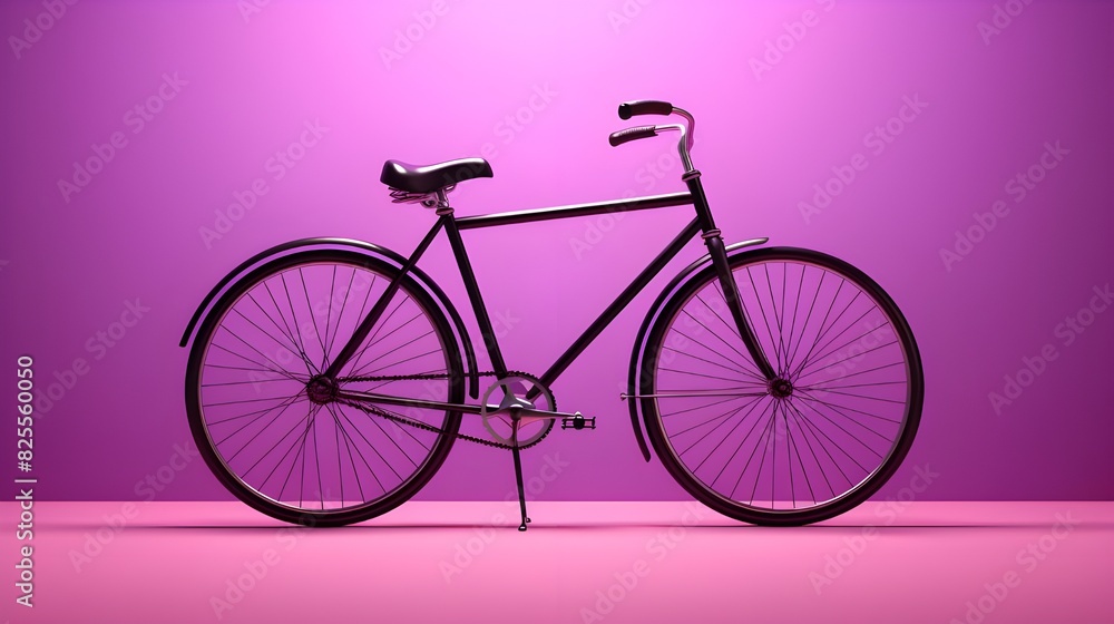 pink bicycle with background pink bicycle with background