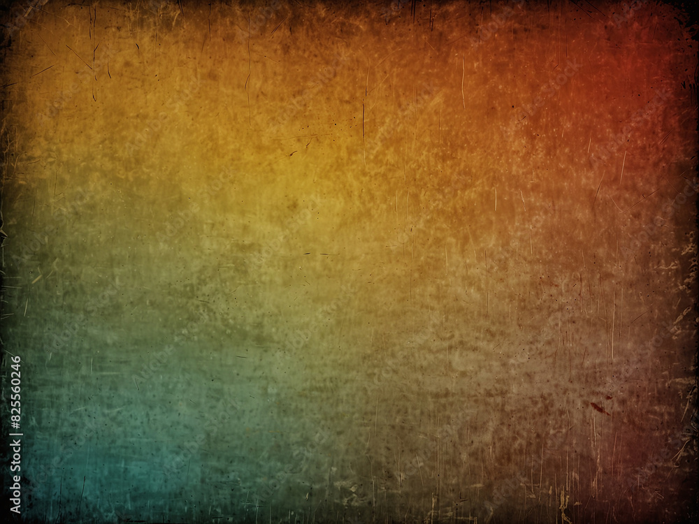 Obraz premium Aged Gradient: From Teal to Gold