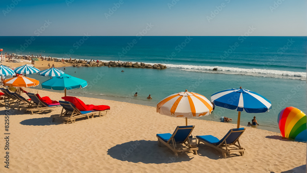 Sunny Beach, in Bulgaria, resort, summer destination Sunny Beach, in Bulgaria, resort, summer destination
